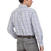 Camisa Buckingham Regular Fit Botón Oculto 3780