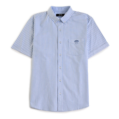 Camisa Buckingham Regular Fit Manga Corta 3777