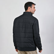 Chamarra Yale Para Caballero Capitonada Sin Capucha Regular Fit 6902 Negro