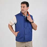 Chaleco Yale Para Caballero Capitonado Sin Capucha Regular Fit 6902 Marino