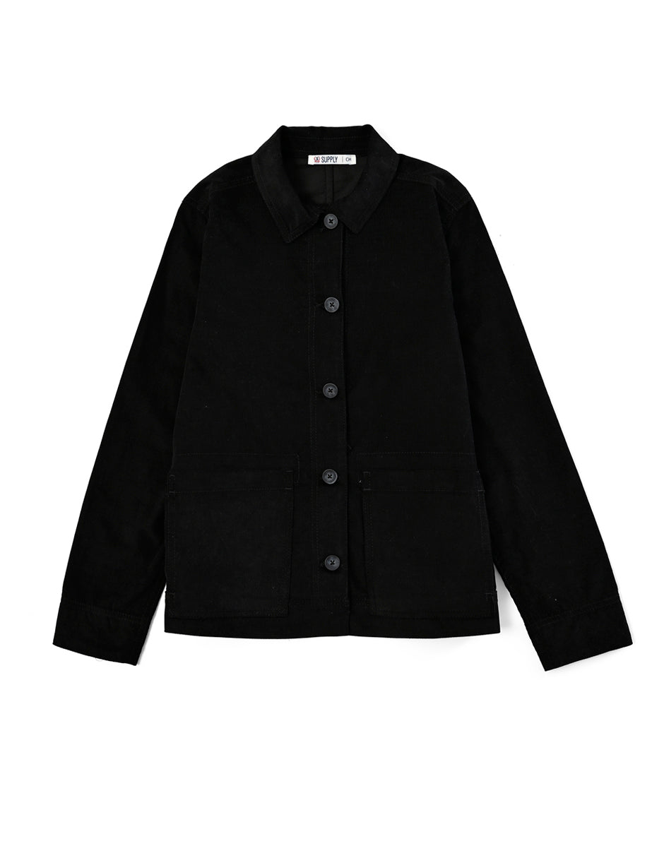 Chamarra Para Dama Supply Compani Fit A508 Negro