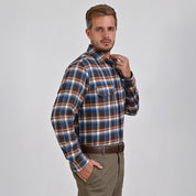 Camisa Yale Para Caballero Manga Larga Regular Fit 4891 Chocolate