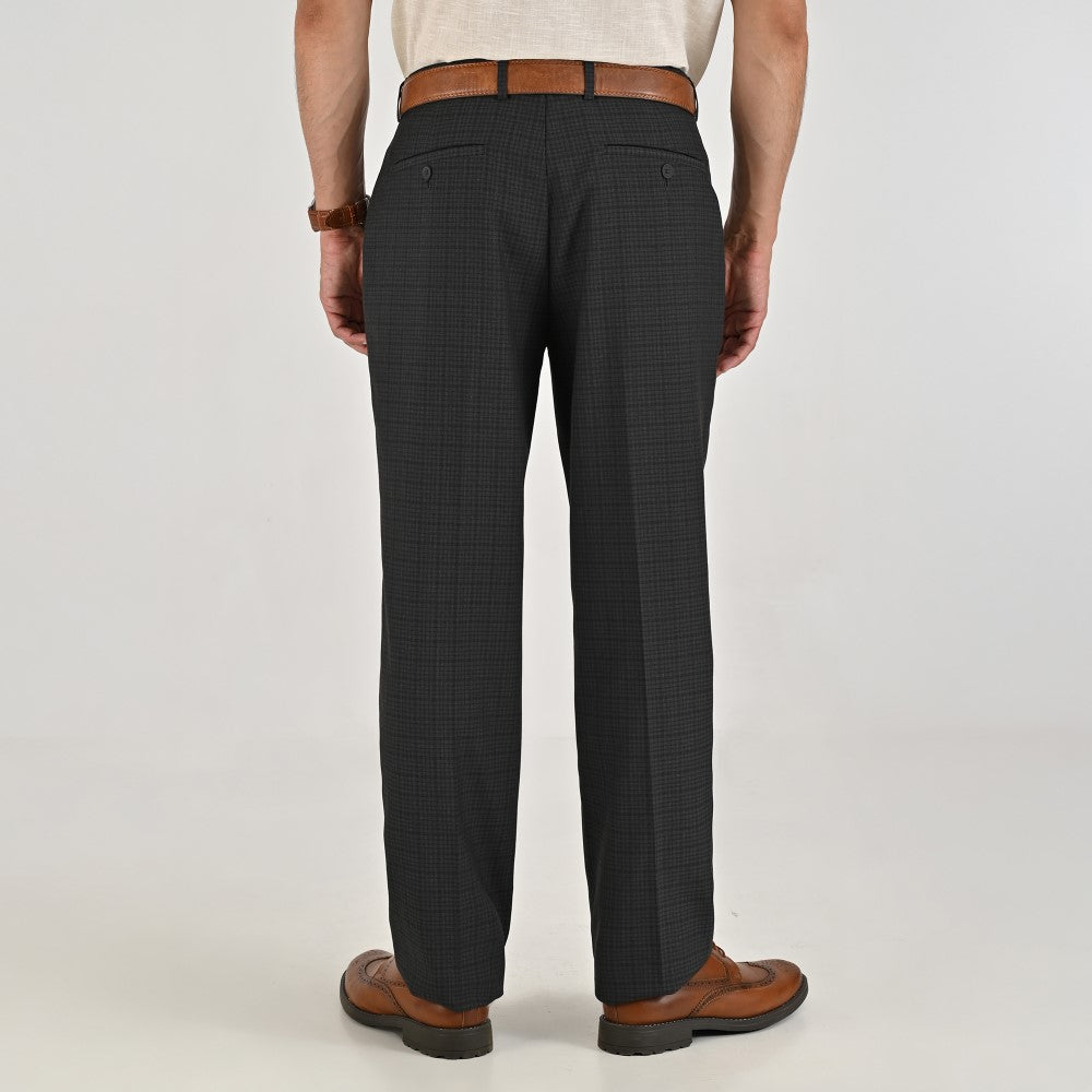 Pantalón de Caballero de Vestir Yale Sin Pinzas Slim Fit 4721 Chocolate