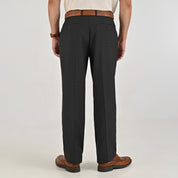 Pantalón de Caballero de Vestir Yale Sin Pinzas Slim Fit 4721 Chocolate