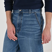 Jeans Baggy Supply Para Caballero Corte Relajado 2384 Azul Zafiro