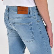 Jeans Supply Para Caballero Slim Fit 2384 Azul Plumbago