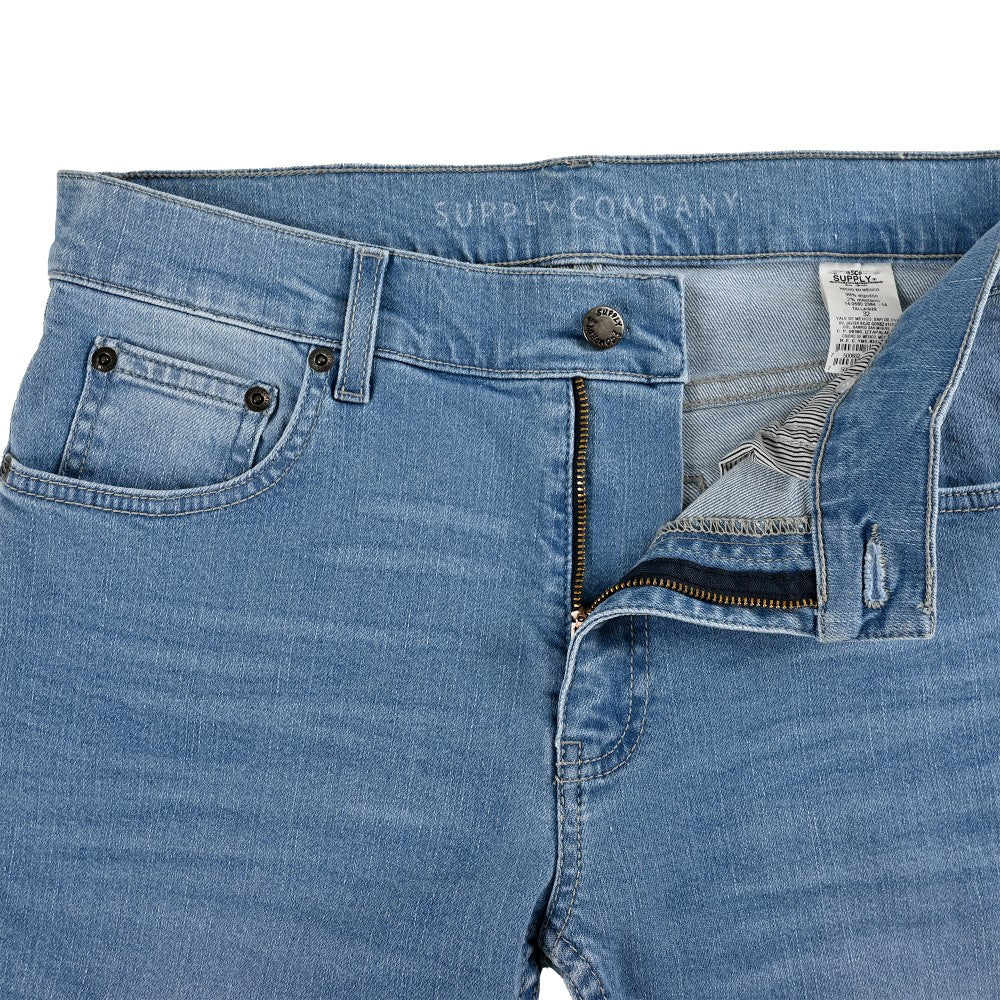 Jeans Supply Para Caballero Slim Fit 2384 Azul Plumbago