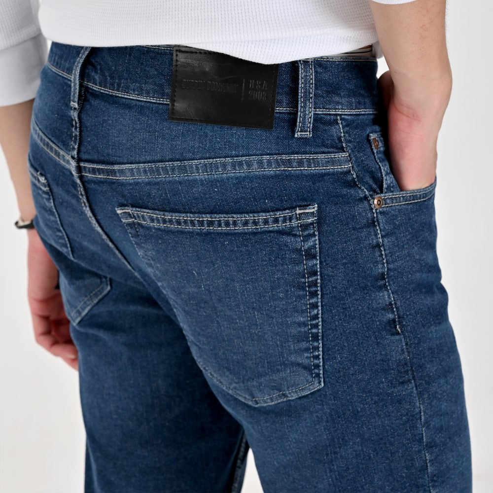 Jeans Supply Para Caballero Slim Fit 2384 Azul Marino