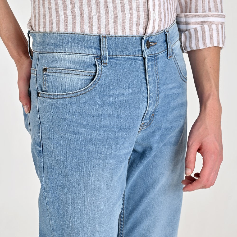 Jeans Supply Para Caballero Regular Fit 2384 Azul Zafiro