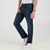 Jeans Supply Para Caballero Regular Fit 2384 Azul Marino Entintado
