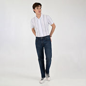 Jeans Supply Para Caballero Regular Fit 2384 Azul Marino Entintado