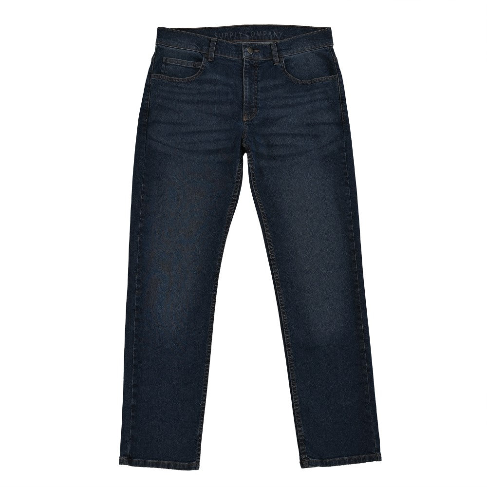 Jeans Supply Para Caballero Regular Fit 2384 Azul Marino Entintado