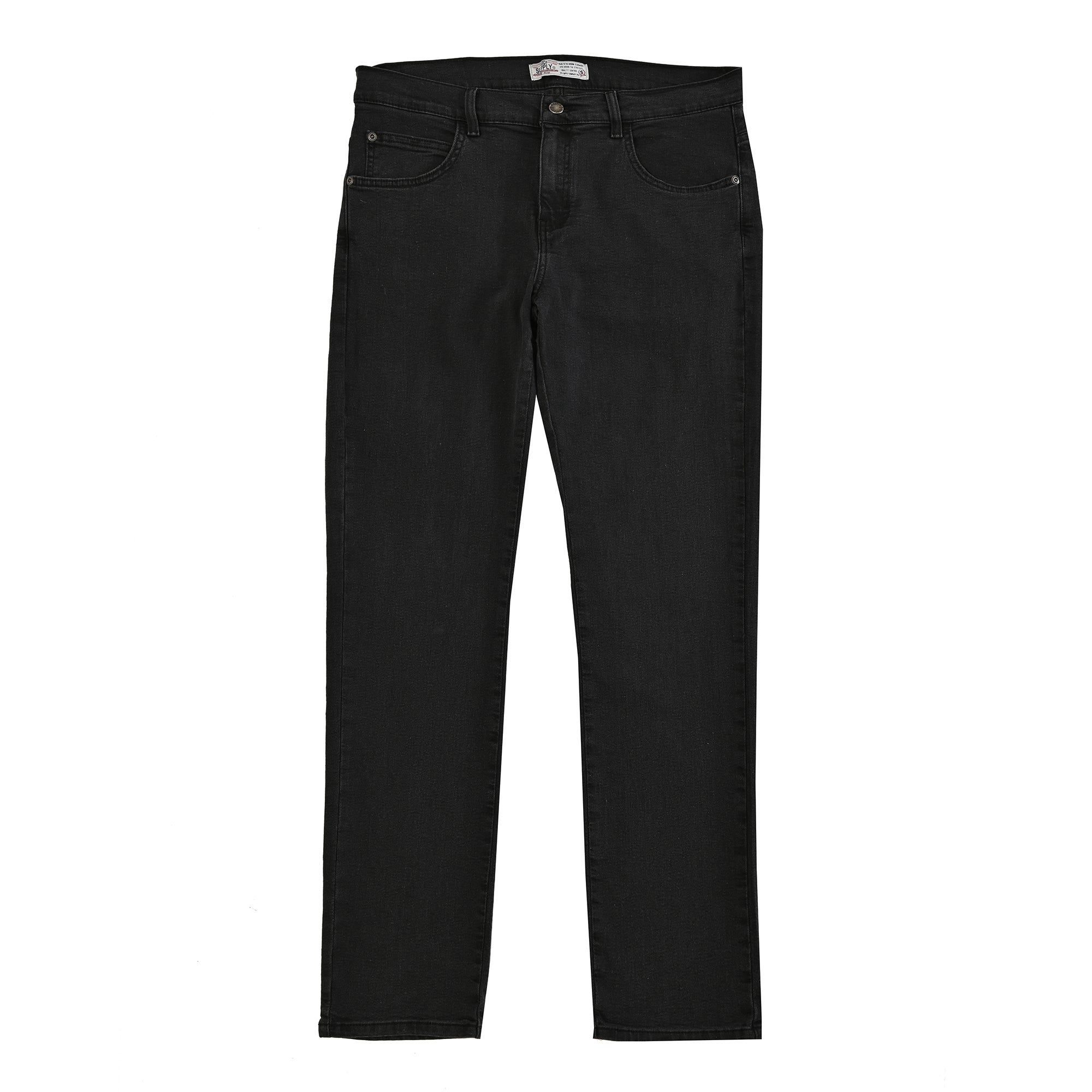 Pantalón de Mezclilla Supply Regular Fit 2944 Negro