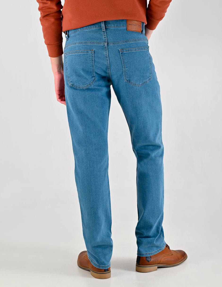 Pantalón de Mezclilla Supply Regular Fit 2944 Azul Plumbago