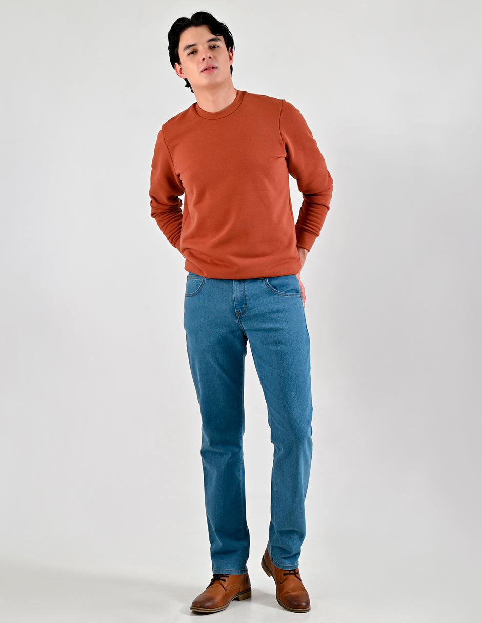 Pantalón de Mezclilla Supply Regular Fit 2944 Azul Plumbago