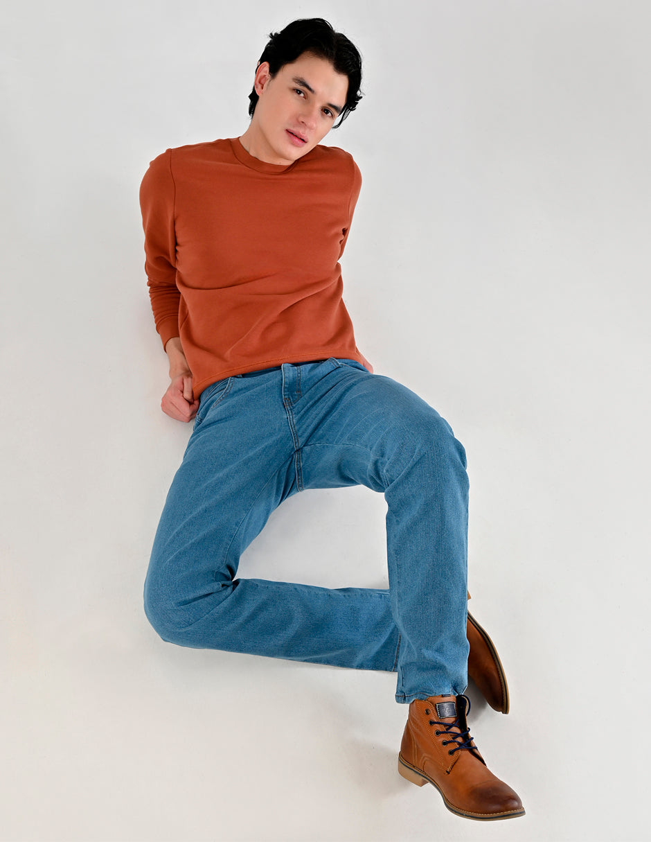 Pantalón de Mezclilla Supply Regular Fit 2944 Azul Plumbago