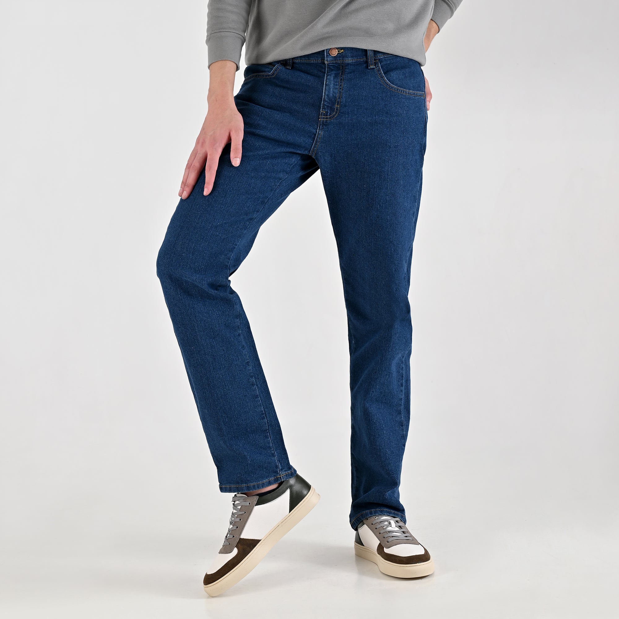 Pantalón de Mezclilla Supply Regular Fit 2944 Azul Petroleo