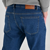 Pantalón de Mezclilla Supply Regular Fit 2944 Azul Petroleo