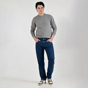 Pantalón de Mezclilla Supply Regular Fit 2944 Azul Petroleo