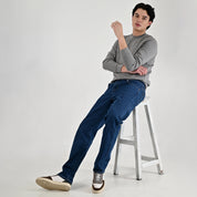 Pantalón de Mezclilla Supply Regular Fit 2944 Azul Petroleo