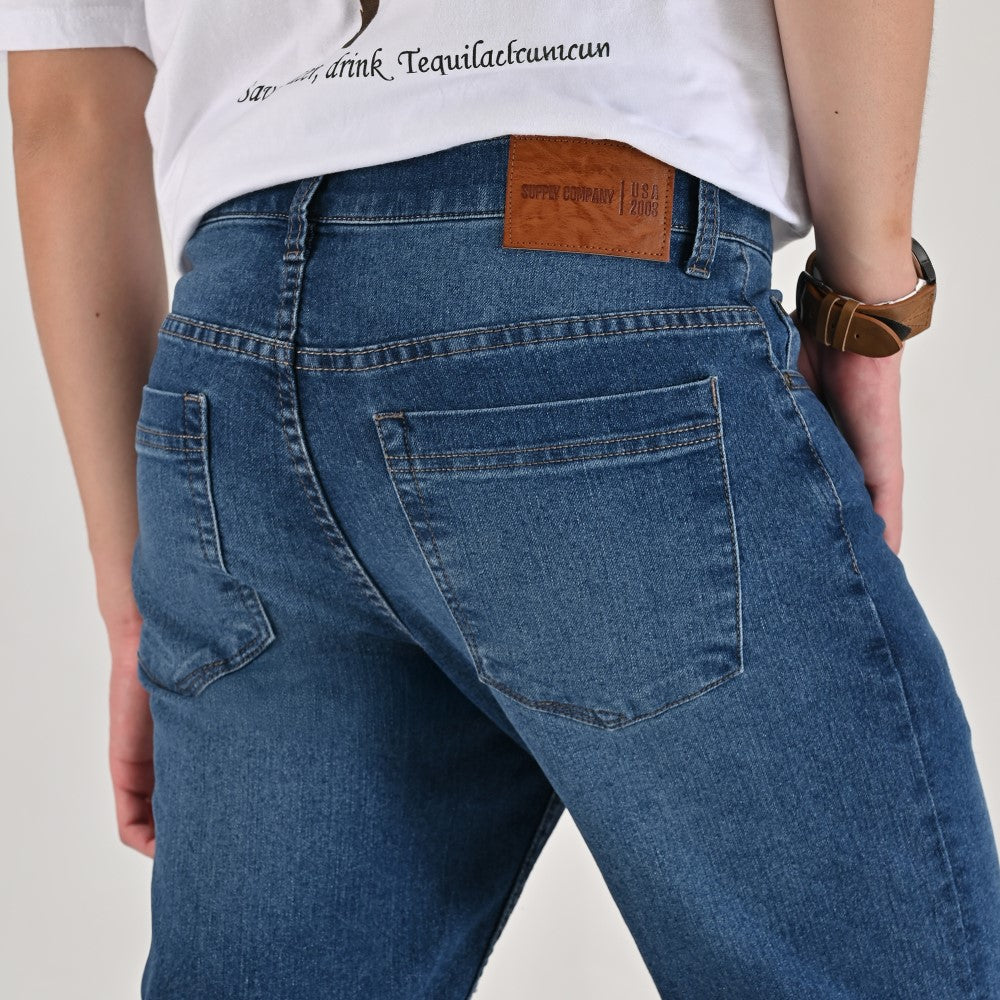 Jeans Supply Regular Fit 2944 Azul marino entintado
