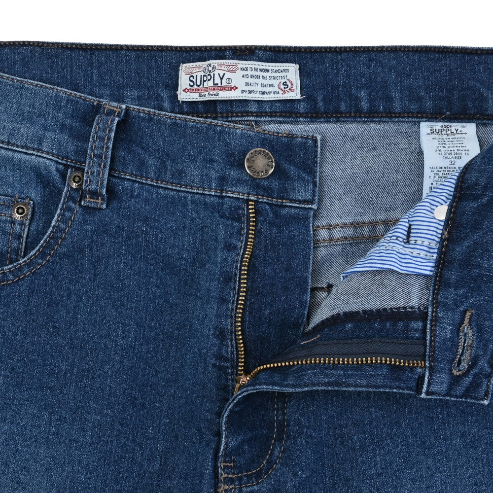 Jeans Supply Regular Fit 2944 Azul marino entintado