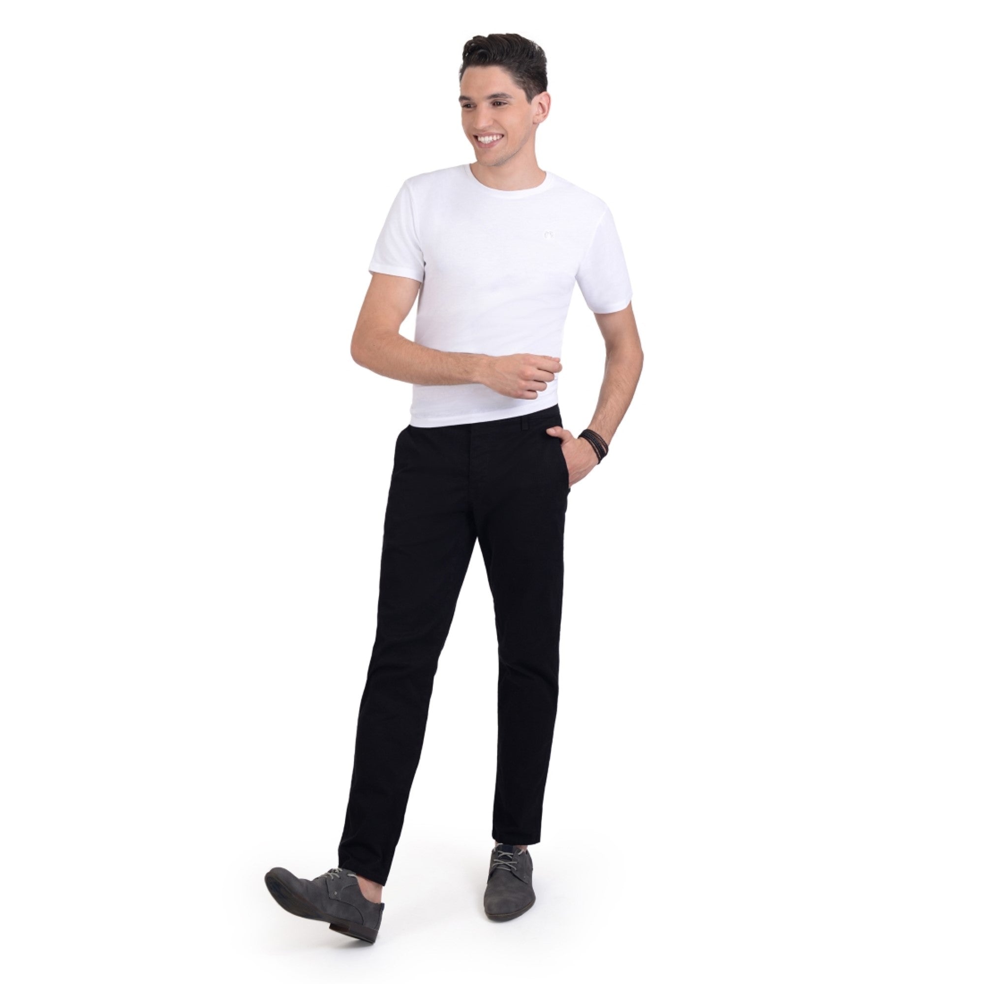 Pantalón Casual Supply Slim Fit 0995 Negro