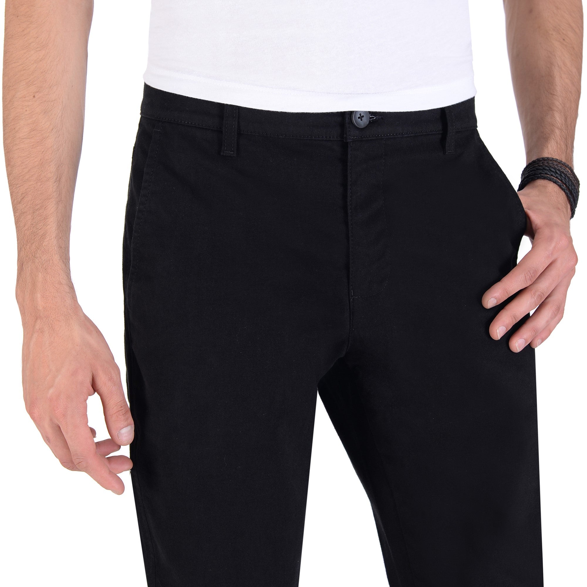 Pantalón Casual Supply Slim Fit 0995 Negro