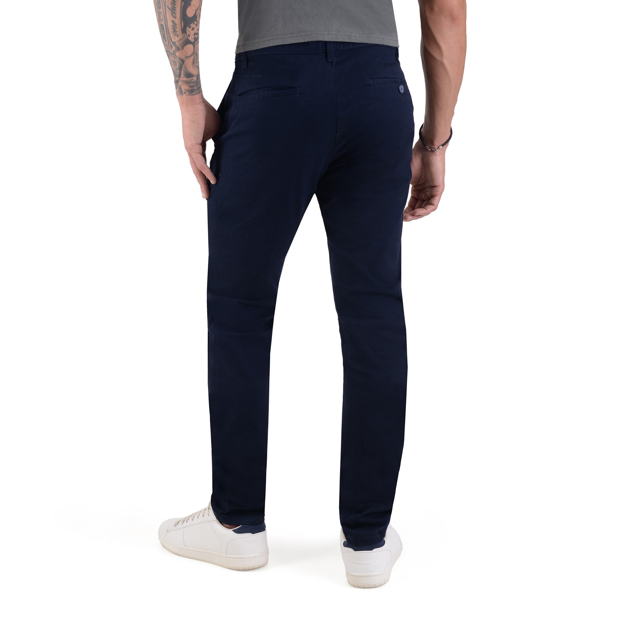 Pantalón Casual Supply Slim Fit 0995 Marino