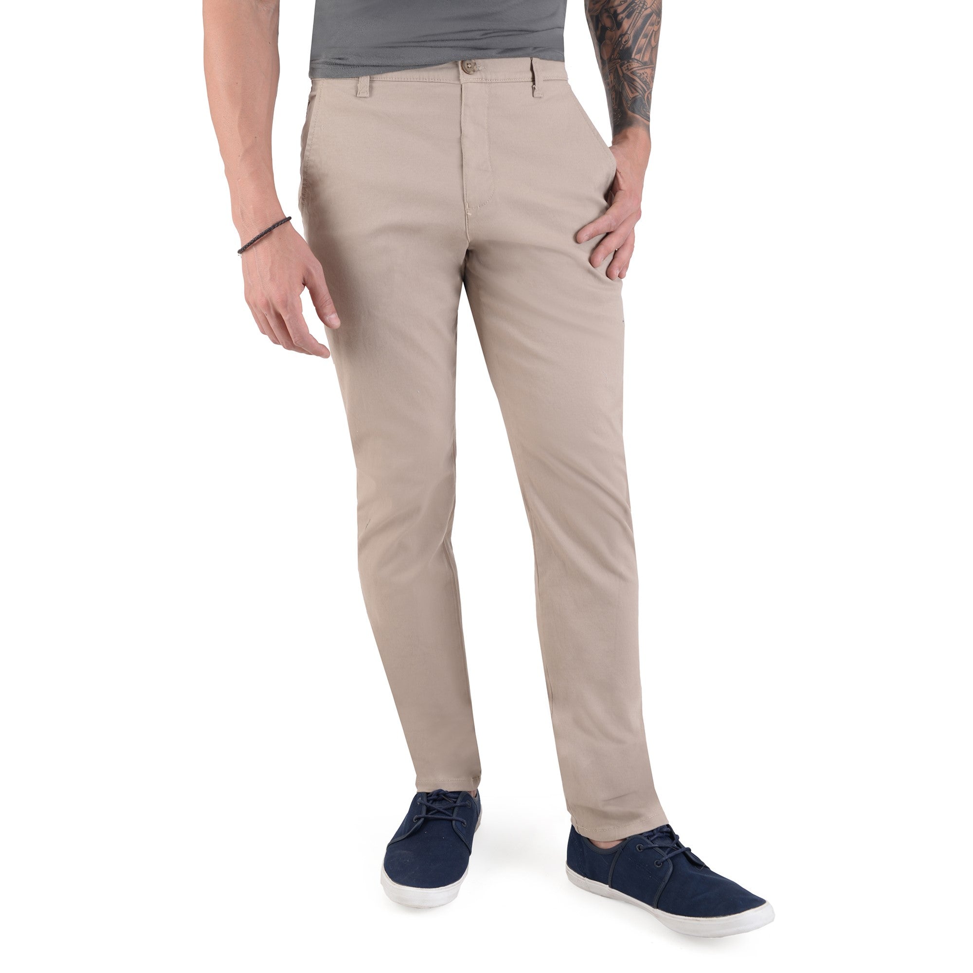Pantalón  Casual Supply Gabardina Slim Fit 0995