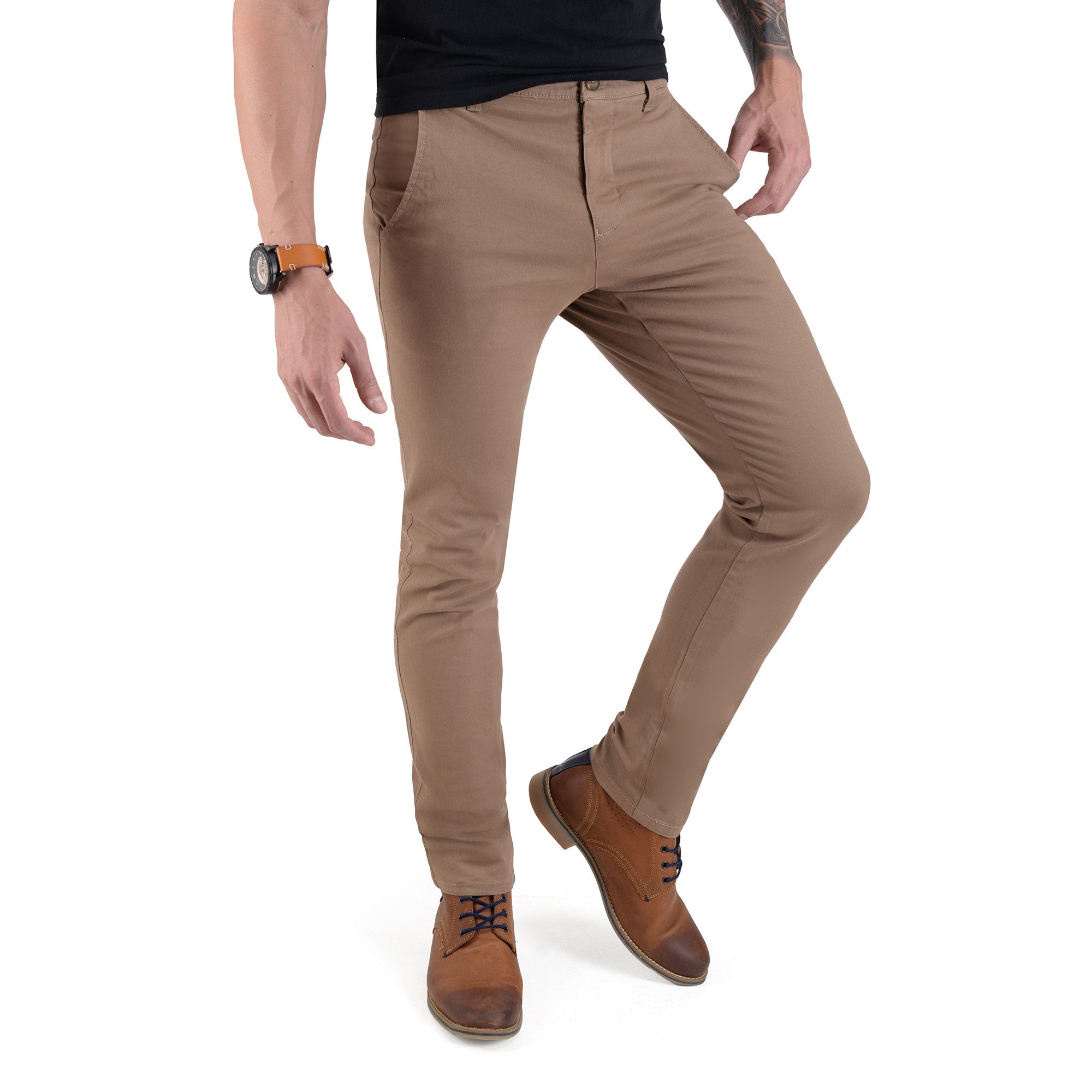 Pantalón  Casual Supply Gabardina Slim Fit 0995