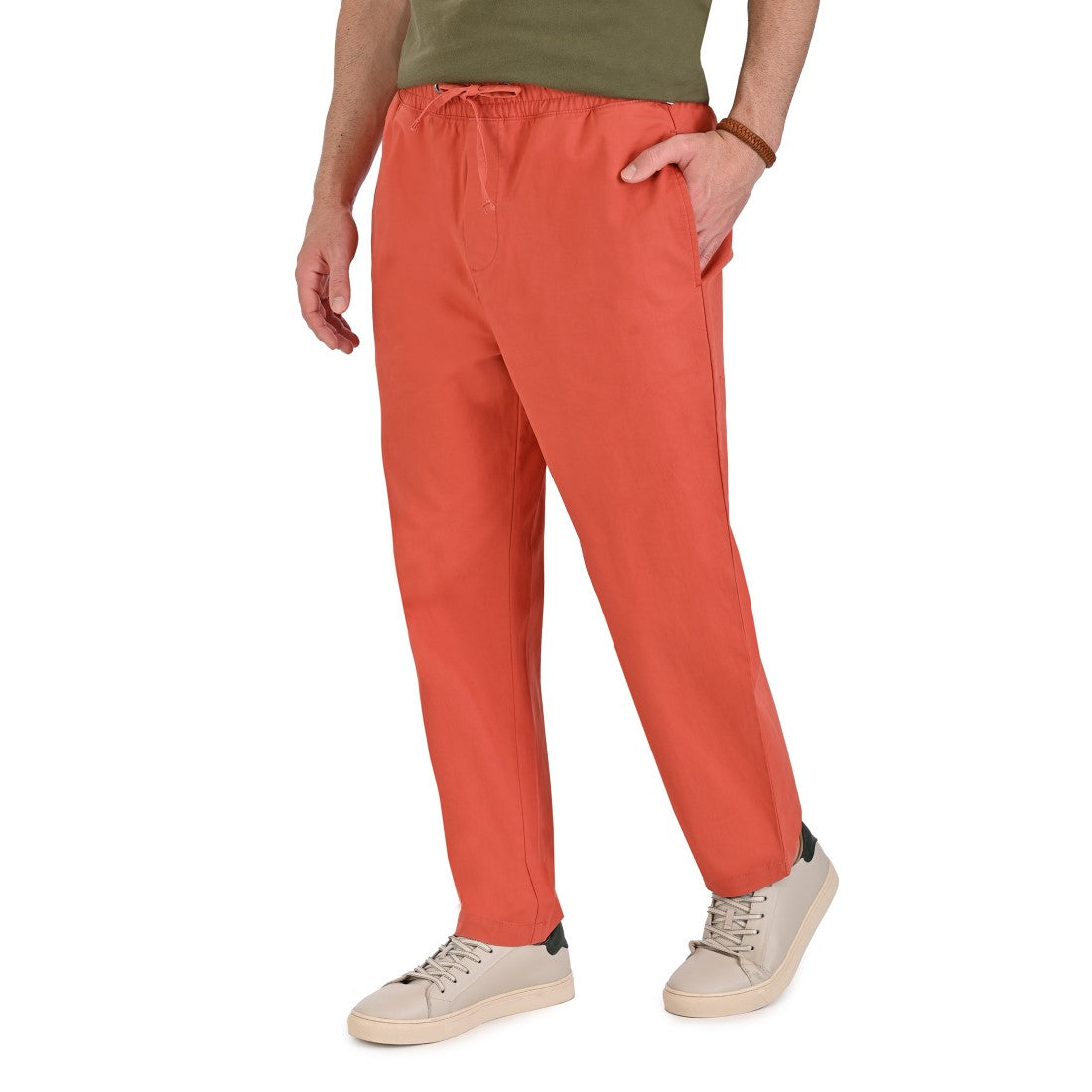 Pantalón Jogger Supply Company  Slim Fit Color Camote