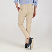 Pantalón Casual Supply Para Caballero Slim Fit A538 Beige Claro