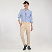 Pantalón Casual Supply Para Caballero Slim Fit A538 Beige Claro