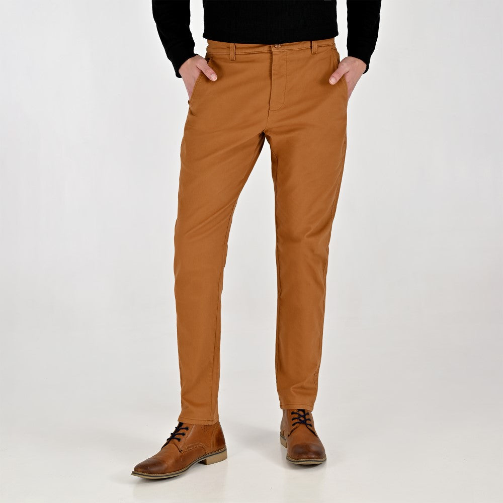 Pantalón Casual Supply Para Caballero Slim Fit A538 Kaki