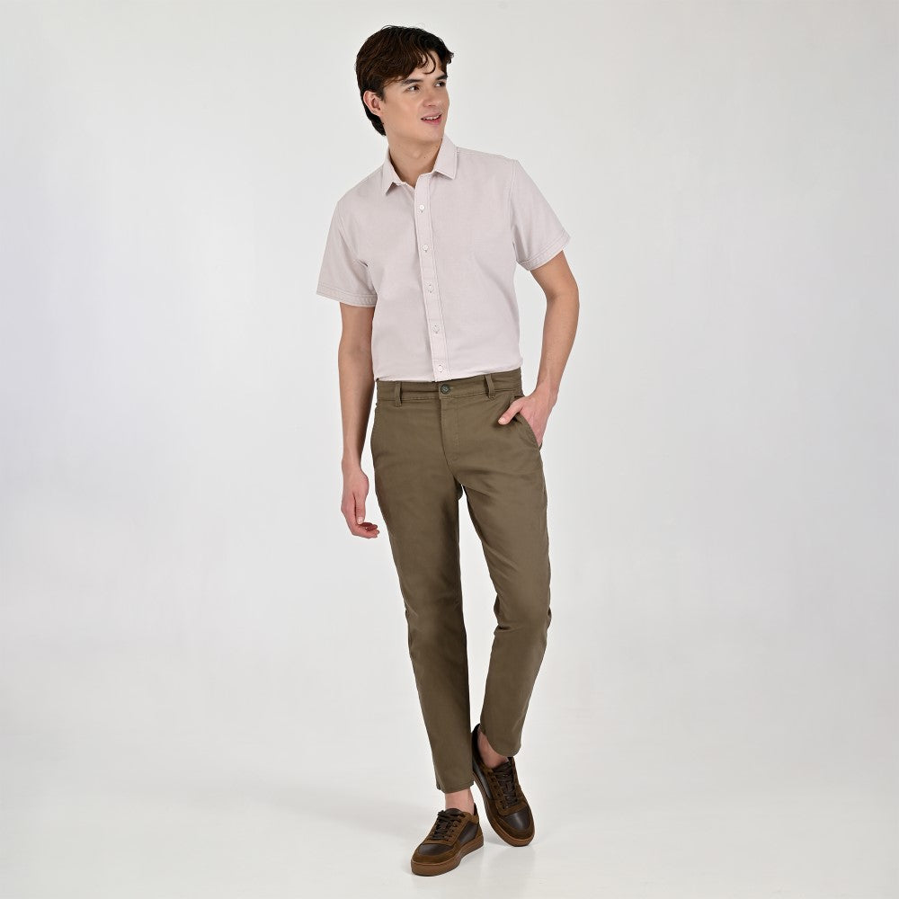 Pantalón Casual Supply Para Caballero Slim Fit A538 Verde