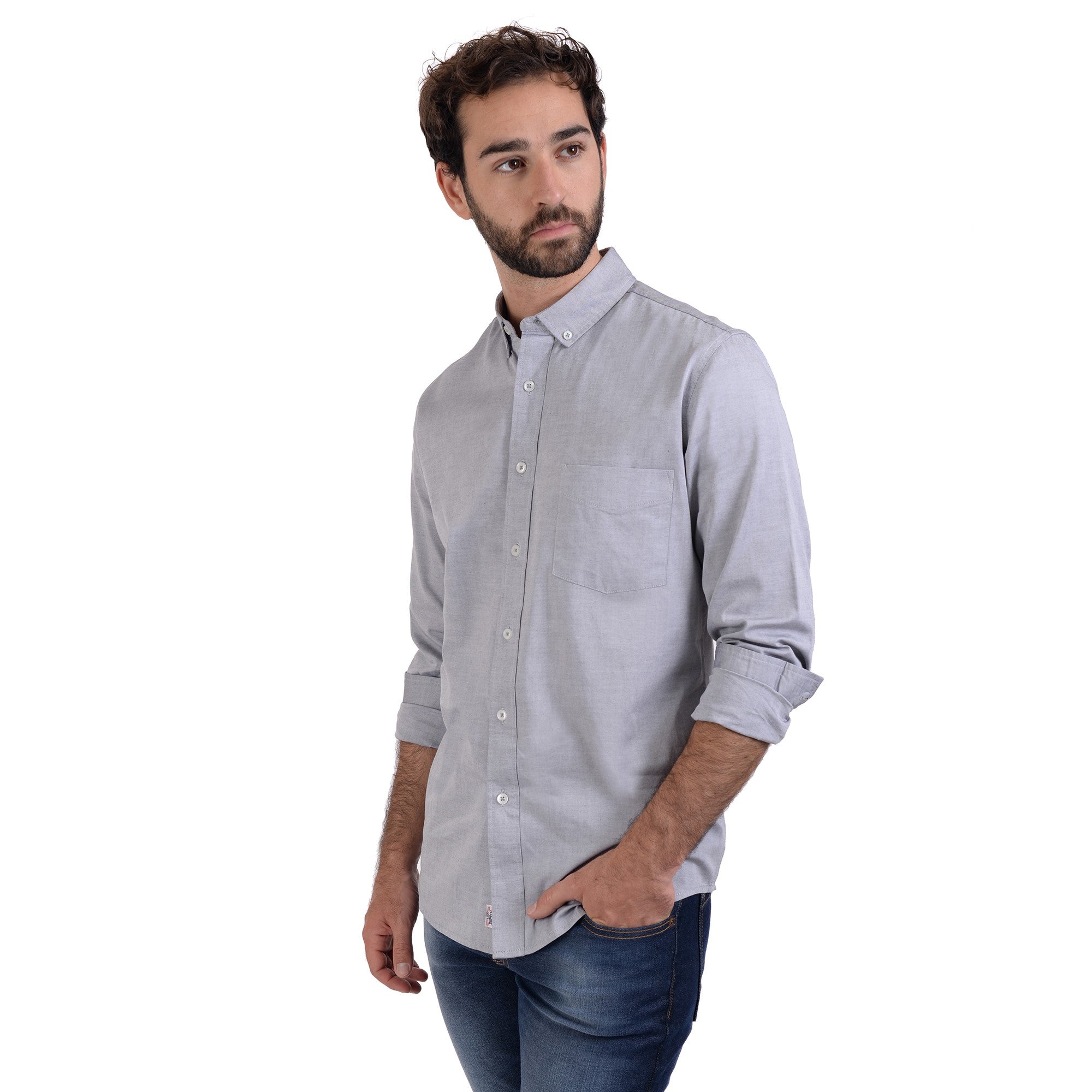 Camisa Supply Manga Larga Slim Fit 6602
