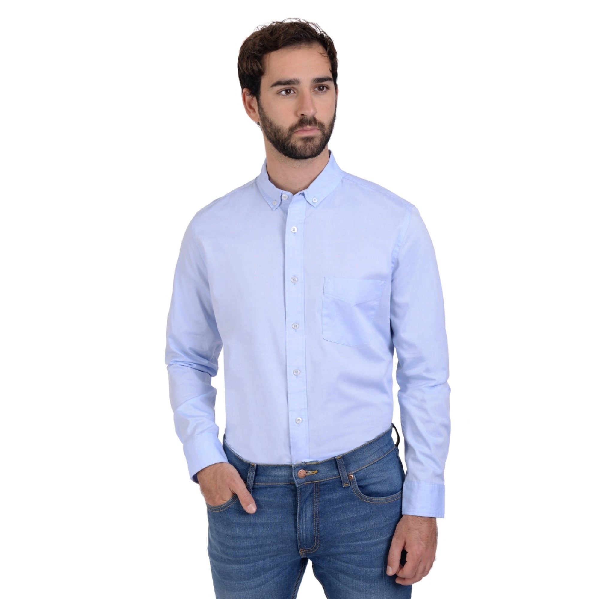 Camisa Supply Manga Larga Slim Fit 6602