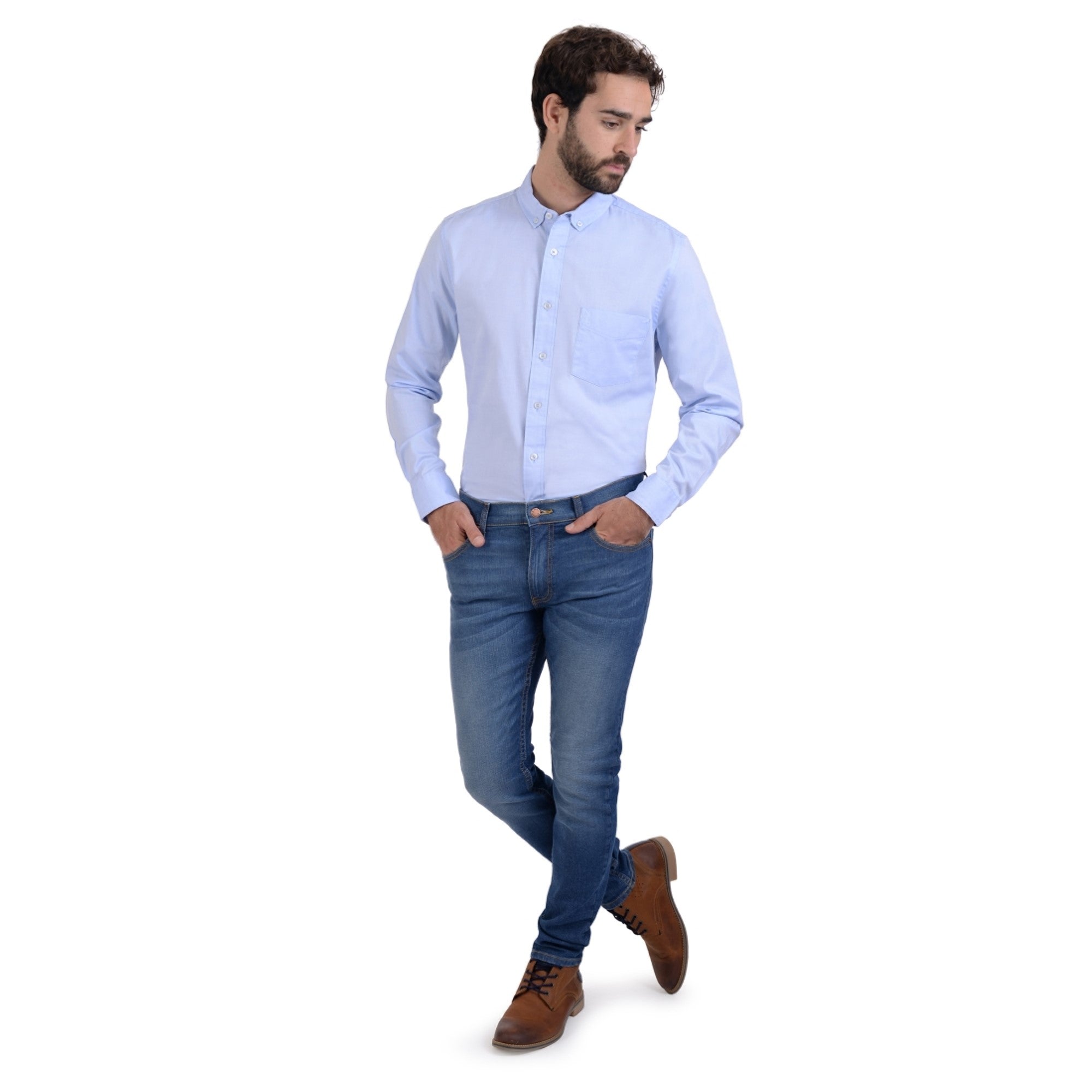 Camisa Supply Manga Larga Slim Fit 6602