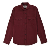 Camisa Supply Para Caballero Manga Larga Slim Fit 7980 Vino