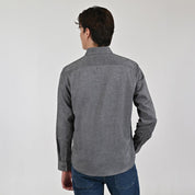 Camisa Supply Para Caballero Manga Larga Slim Fit 7976 Negro
