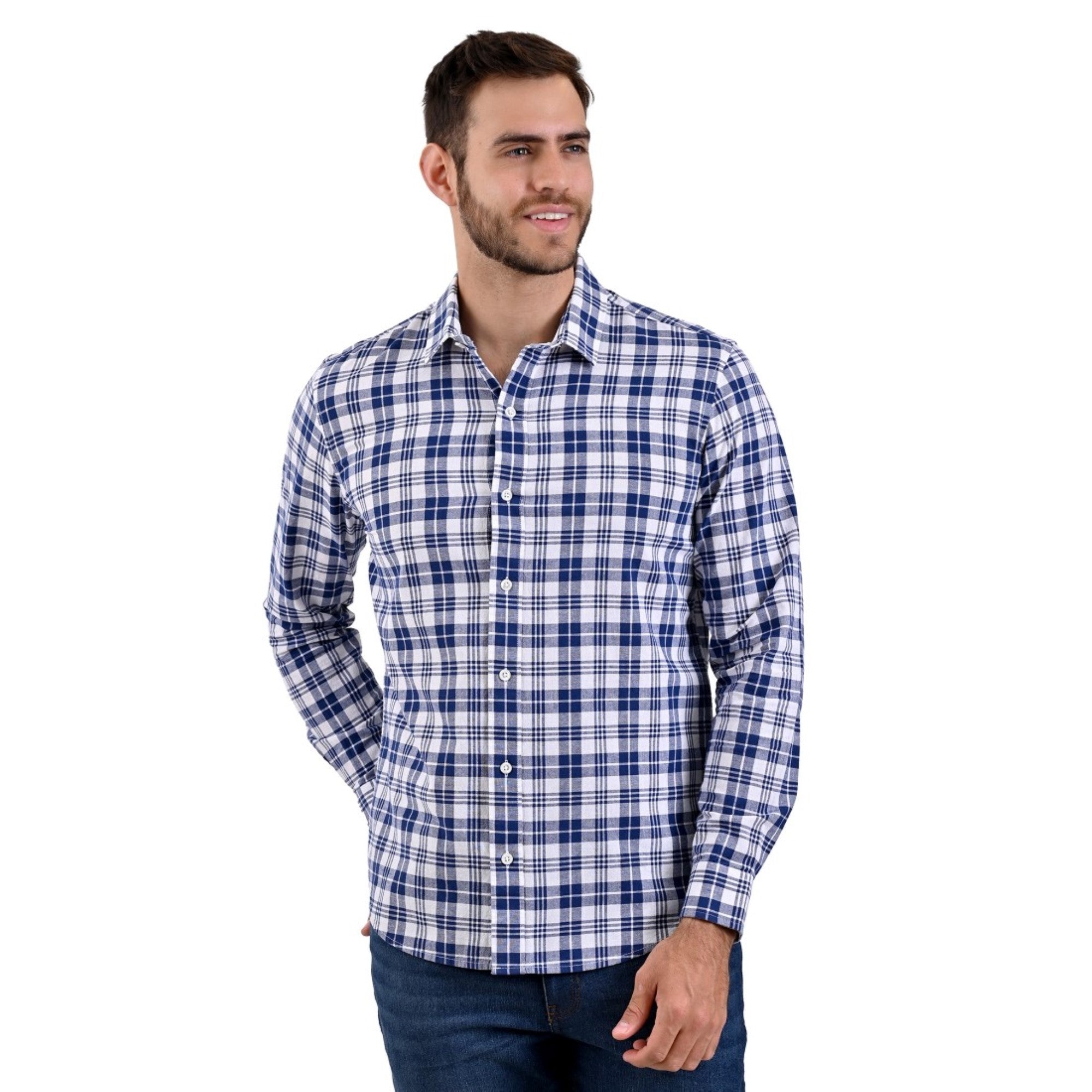 Camisa Supply Slim Fit Manga Larga 3705