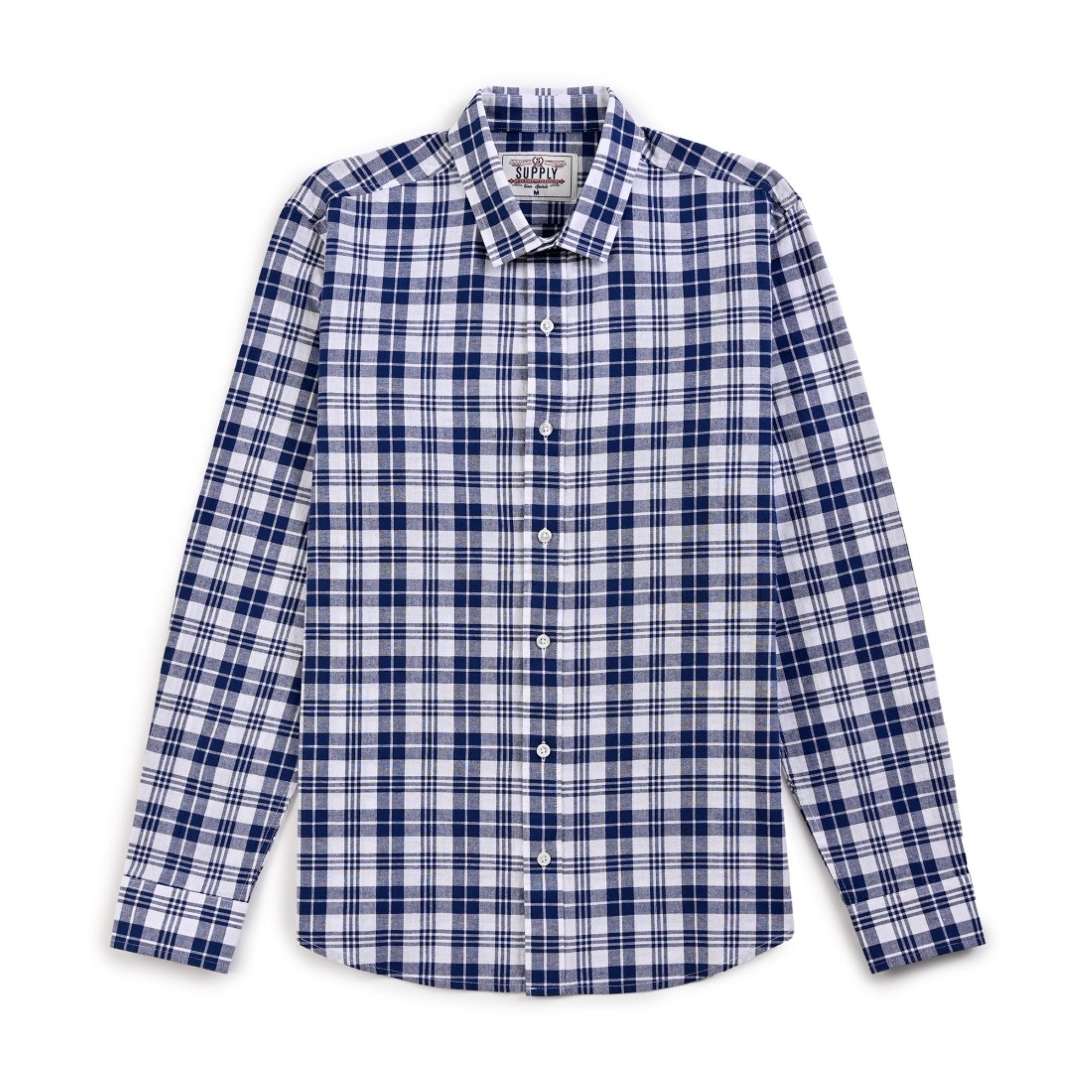 Camisa Supply Slim Fit Manga Larga 3705