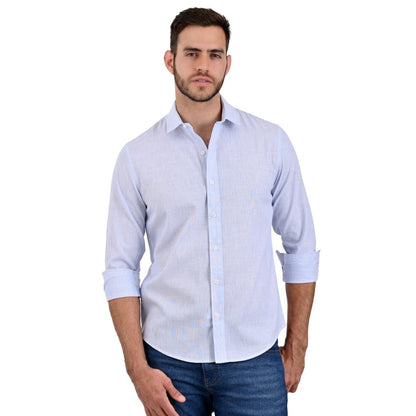 Camisa Supply Slim Fit Manga Larga 3706