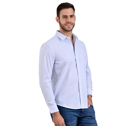 Camisa Supply Slim Fit Manga Larga 3706