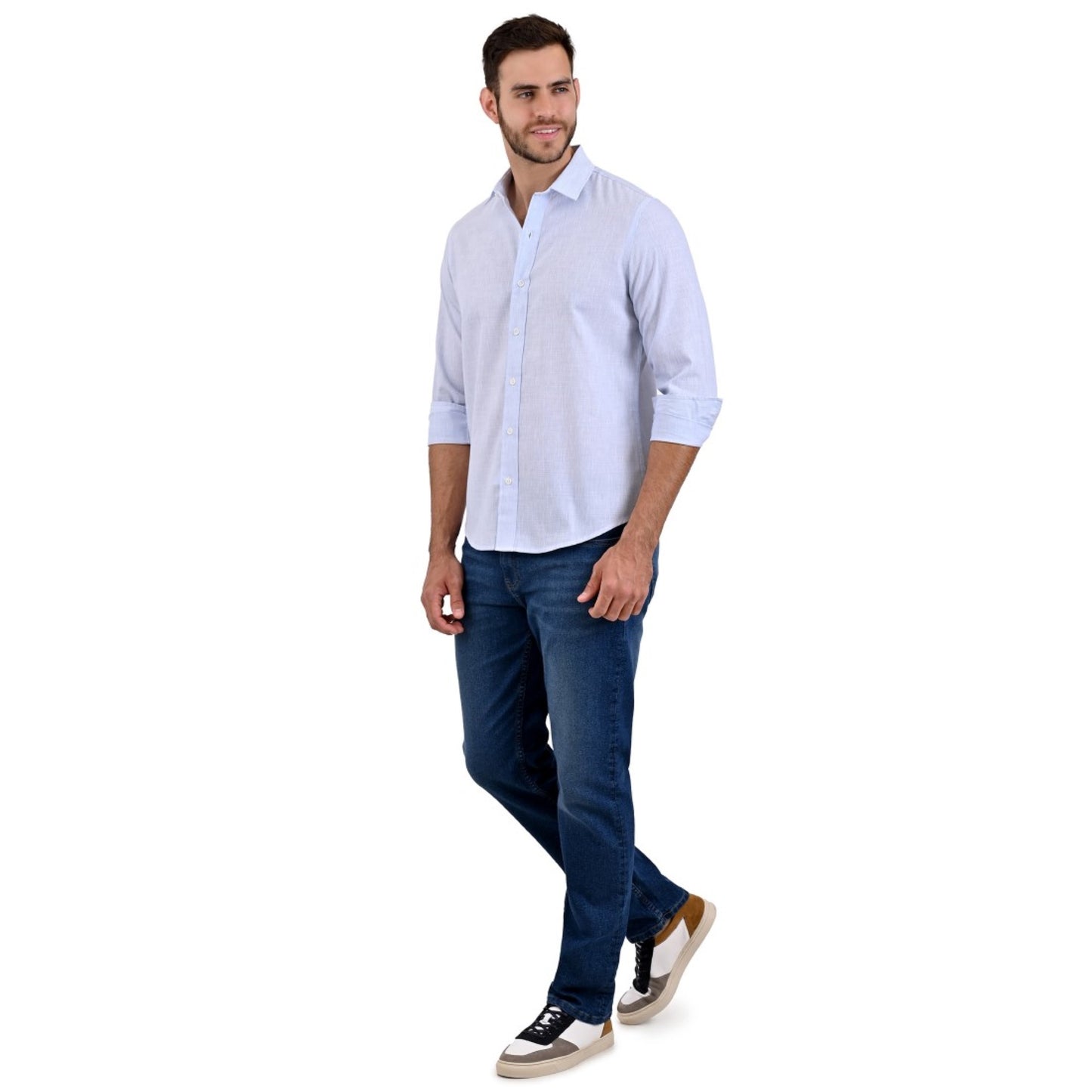 Camisa Supply Slim Fit Manga Larga 3706