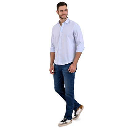 Camisa Supply Slim Fit Manga Larga 3706