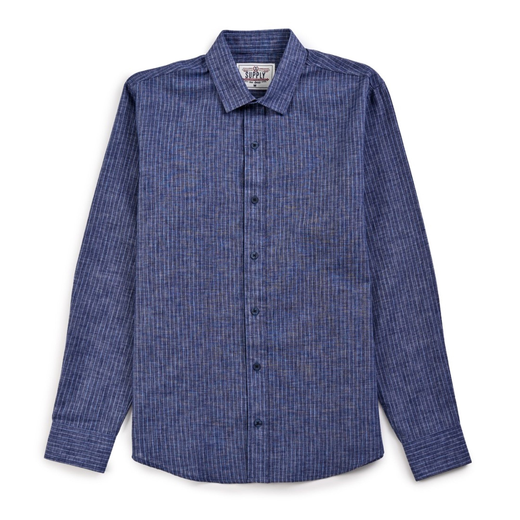 Camisa Supply Slim Fit Manga Larga 3708