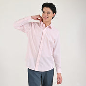 Camisa casual Yale Slim Fit Manga larga 7682 Rosa Palido