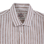 Camisa Supply Para Caballero Manga Larga Slim Fit 7974 Cocoa